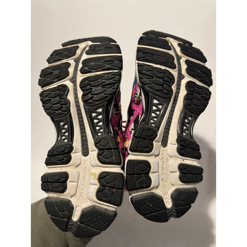Asics Gel Nimbus 17 2015 NYC Marathon Running Shoes Womens 7.5 Graffiti T5M8N - Picture 9 of 10